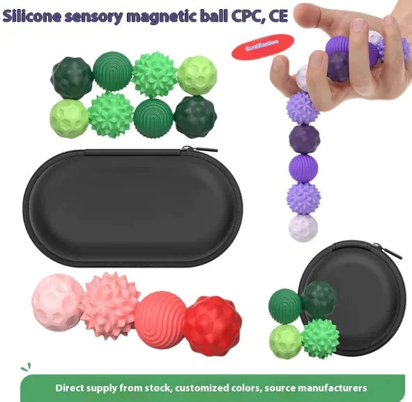 Magnetic Silicone Fidget Balls